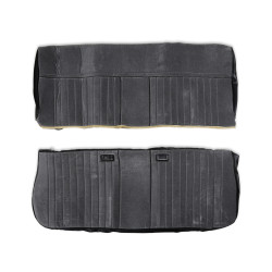 PartzBiz CM 05-320 - BROTHERS Trucks C/K Seat Upholstery Kit - Deluxe Pleat Cloth/Vinyl - Black/Silver PartzBiz CM 05-320 - BROTHERS Trucks C/K Seat Upholstery Kit - Deluxe Pleat Cloth/Vinyl - Black/Silver