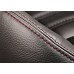 PartzBiz CM: QCCS087BLACK-Brothers Trucks Custom Console - Sport - Black with Black Stitching - With Storage
