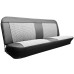 PartzBiz CM: UP66H00BLKRED-Brothers Trucks Custom Houndstooth Seat Cover