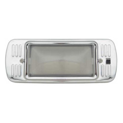 PartzBiz CM DLH47CH - Brothers Trucks Dome Lamp Assembly - with Glass Lens - Chrome