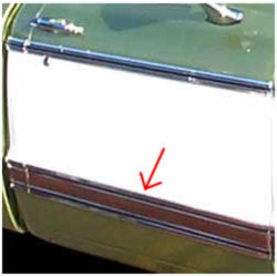 PartzBiz CM MFB60LH - Brothers Trucks Door Molding - Lower - Black PartzBiz CM MFB60LH - Brothers Trucks Door Molding - Lower - Black