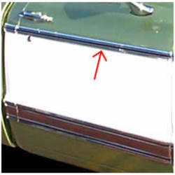 PartzBiz CM MF040LH - Brothers Trucks Door Molding - Upper PartzBiz CM MF040LH - Brothers Trucks Door Molding - Upper