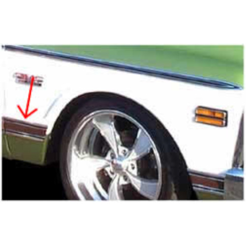 PartzBiz CM: MFB30LH-Brothers Trucks Fender Molding - Rear Of Wheel - Black PartzBiz CM: MFB30LH-Brothers Trucks Fender Molding - Rear Of Wheel - Black