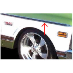 PartzBiz CM MF01000 - Brothers Trucks Fender Molding - Upper PartzBiz CM MF01000 - Brothers Trucks Fender Molding - Upper