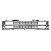 PartzBiz CM: 04-366-BROTHERS Trucks GMT400 Chevy Grille - Dual Headlight - Chrome