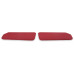 PartzBiz CM: 05-345-BROTHERS Trucks GMT400 Foamback Sunvisor Pair - Cloth - Red