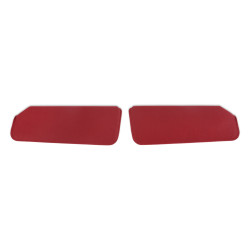 PartzBiz CM 05-345 - BROTHERS Trucks GMT400 Foamback Sunvisor Pair - Cloth - Red