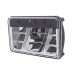 PartzBiz CM: HLED873LOWBEAM-Brothers Trucks LED Headlight - 4X6 Inch - High Power - Each - ไฟต่ำ