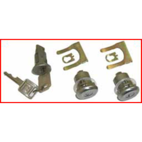 PartzBiz CM: JDLG200-Brothers Trucks Lock Set - Door, Ignition - Square Keys