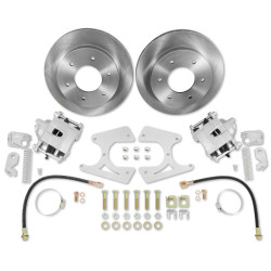 PartzBiz CM RDBK72-6 - Brothers Trucks Rear Disc Brake Kit - 6 Lug - With Park Brake