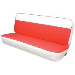 PartzBiz CM UP66V00RED - Brothers Trucks Two Tone Bench Seat Upholstery