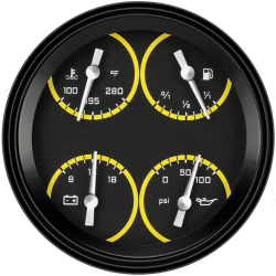 PartzBiz CM AX78YBLF - AutoCross Yellow 4 5/8 PartzBiz CM AX78YBLF - AutoCross Yellow 4 5/8