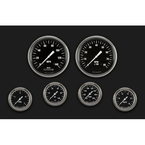 PartzBiz CM: HR351SLF-Hot Rod Six Gauge Set 351
