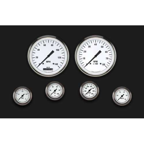 PartzBiz CM: WH151SLF-White Hot Six Gauge Set 151