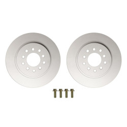 PartzBiz CM 050403DS - Detroit Speed 13 in. Front Brake Rotors - Dual Bolt Pattern (5 x 5 in. and 5 x 4.75 in.)