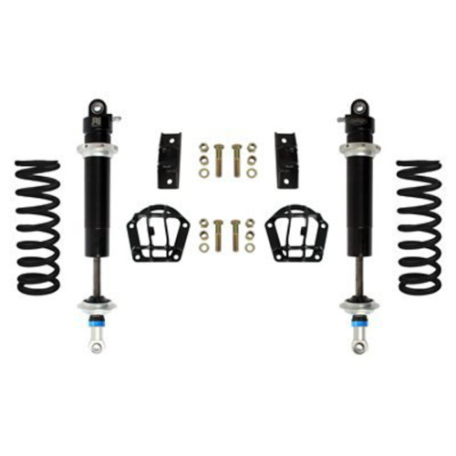 PartzBiz CM: 030340-SDS-Detroit Speed Front Coilover Kit - Single Adjustable Shocks