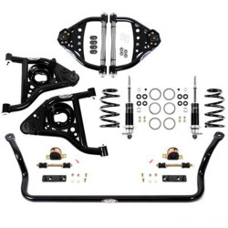 PartzBiz CM 031354-SDS - Detroit Speed - Front Speed Kit 2 - Single Adjustable Shocks - SBC/LS