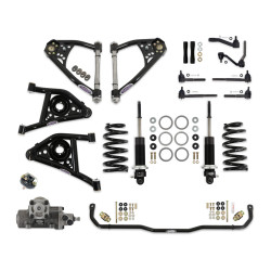 PartzBiz CM 031353DS - Detroit Speed -Front Speed Kit 3 - Non-Adjustable Shocks - BBC