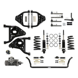 PartzBiz CM 031364DS - Detroit Speed - Front Speed Kit 3 - Non-Adjustable Shocks - SBC/LS