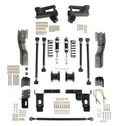 PartzBiz CM 041753-DDS - Detroit Speed QUADRALink Rear Suspension Kit - Double Adjustable Shocks - Bolt-in Axle Brackets PartzBiz CM 041753-DDS - Detroit Speed QUADRALink Rear Suspension Kit - Double Adjustable Shocks - Bolt-in Axle Brackets