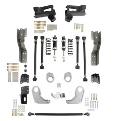 PartzBiz CM 041754-DDS - Detroit Speed QUADRALink Rear Suspension Kit - Double Adjustable Shocks - Weld-in Axle Brackets PartzBiz CM 041754-DDS - Detroit Speed QUADRALink Rear Suspension Kit - Double Adjustable Shocks - Weld-in Axle Brackets