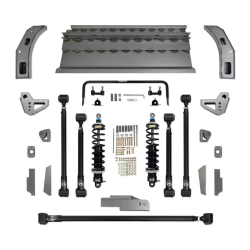PartzBiz CM: 041756-SDS-Detroit Speed QUADRALink Rear Suspension Kit - Single Adjustable Shocks without Axle Brackets