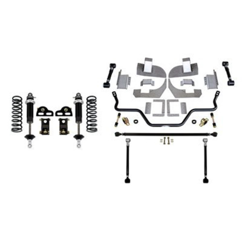 PartzBiz CM: 041724-DDS-Detroit Speed QuadraLink Rear Suspension Kit - Without Axle Brackets - Double Adjustable Shocks PartzBiz CM: 041724-DDS-Detroit Speed QuadraLink Rear Suspension Kit - Without Axle Brackets - Double Adjustable Shocks