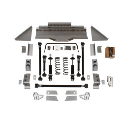PartzBiz CM 041733-RDS - Detroit Speed QuadraLink Rear Suspension Kit Without Axle Brackets - Double Adjustable Remote Shocks PartzBiz CM 041733-RDS - Detroit Speed QuadraLink Rear Suspension Kit Without Axle Brackets - Double Adjustable Remote Shocks