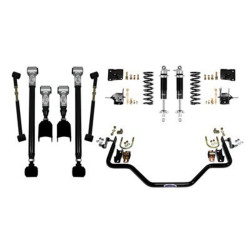 PartzBiz CM 041613-SDS - Detroit Speed - Rear Speed Kit 3 - Single Adjustable Shocks - Stock Axle