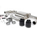 PartzBiz CM: D660-0083-BLK-Dinan Valved Axle-Back Exhaust - 2017-2024 MINI Countryman S / Clubman S