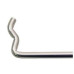 PartzBiz CM: E7ZZ-16826-S-Drake Muscle Cars Polished Stainless Steel Hood Prop Rod