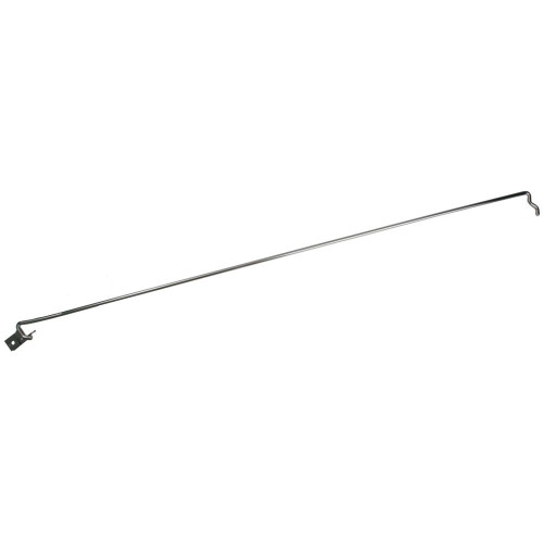 PartzBiz CM: E7ZZ-16826-S-Drake Muscle Cars Polished Stainless Steel Hood Prop Rod