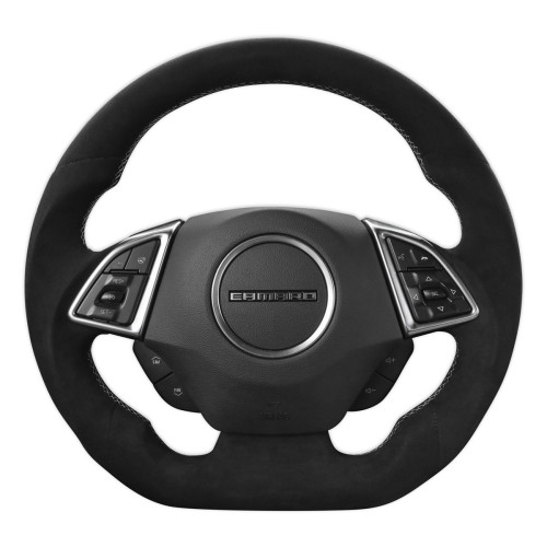PartzBiz CM: CA950-14-Drake Muscle Cars Steering Wheel - Alcantara Wrapped