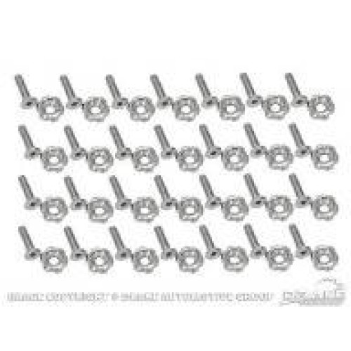 PartzBiz CM: 378178-M6-SSB-Drake Muscle Cars Underhood Stainless Steel Dress-Up Hardware Kit PartzBiz CM: 378178-M6-SSB-Drake Muscle Cars Underhood Stainless Steel Dress-Up Hardware Kit