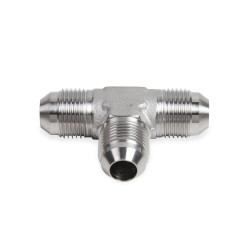 PartzBiz CM SS982403ERL - Earl's -3 AN Male Tee - Stainless Steel