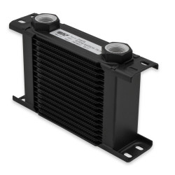 PartzBiz CM 216ERL - Earl's UltraPro Oil Cooler - Black - 16 Rows - Narrow Cooler - 10 O-Ring Boss Female Ports PartzBiz CM 216ERL - Earl's UltraPro Oil Cooler - Black - 16 Rows - Narrow Cooler - 10 O-Ring Boss Female Ports