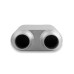 PartzBiz CM: 430402-FM-FLOWMONSTER 2-CHAMBER MUFFLER ALUMINIZED