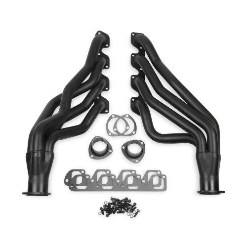 PartzBiz CM: 12118FLT-Flowtech Long Tube Header - Black Paint
