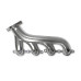 PartzBiz CM: 31730-1FLT-Flowtech LS Swap Exhaust Manifolds - Silver Ceramic Finish