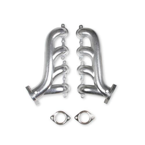 PartzBiz CM: 31730-1FLT-Flowtech LS Swap Exhaust Manifolds - Silver Ceramic Finish