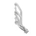 PartzBiz CM: 31108FLT-Flowtech Mid-Length Header - Ceramic Coated