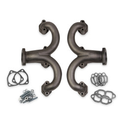 PartzBiz CM 11704-RFLT - Flowtech Rams Horn Exhaust Manifolds - Natural PartzBiz CM 11704-RFLT - Flowtech Rams Horn Exhaust Manifolds - Natural