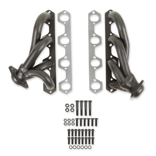 PartzBiz CM: 91627FLT-Flowtech Shorty Headers - Black Painted