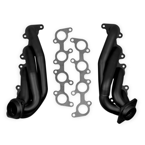 PartzBiz CM: 91674FLT-Flowtech Shorty Headers - Black Painted