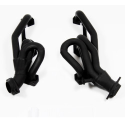 PartzBiz CM 91940FLT - Flowtech Shorty Headers - Black Painted