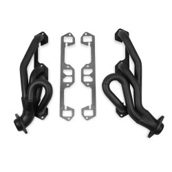 PartzBiz CM 91945FLT - Flowtech Shorty Headers - Black Painted