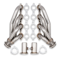 PartzBiz CM 11575FLT - Flowtech Shorty Headers - Natural Finish