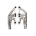 PartzBiz CM: 11573FLT-Flowtech Small Block Chevy Turbo Headers - Polished Finish