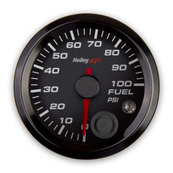 PartzBiz CM 553-129 - Holley EFI Fuel Pressure Gauge