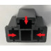 PartzBiz CM: RBEC120-RetroBright Unterminated Male Electrical Connector - 3 pin